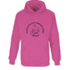 Sweat à capuche rose