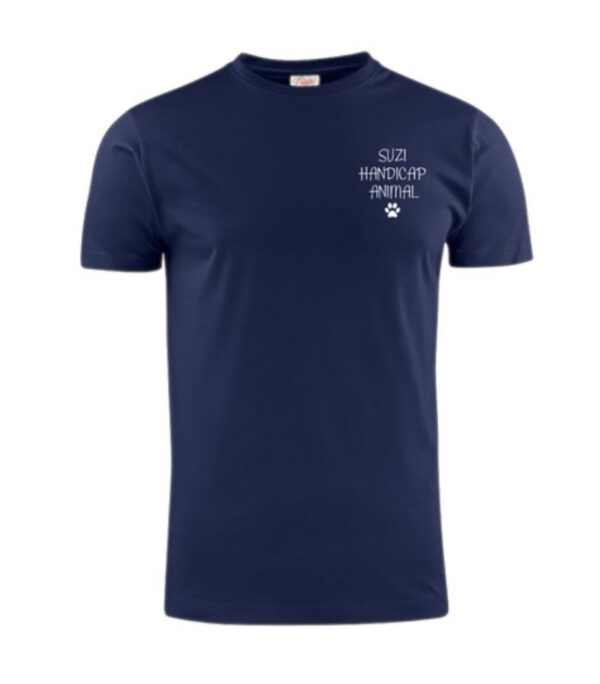 Tee shirt mixte bleu marine