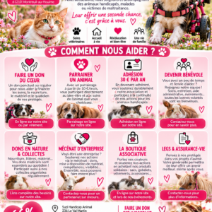 Flyers « comment nous aider » x10